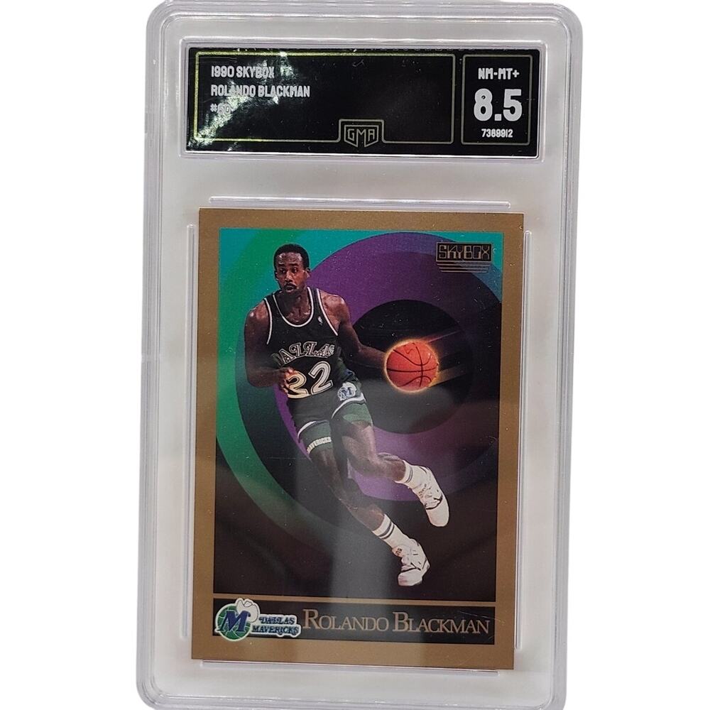 1990 SkyBox Rolando Blackman #60 Dallas Mavericks GMA 8.5 NM-MT Basketball Card